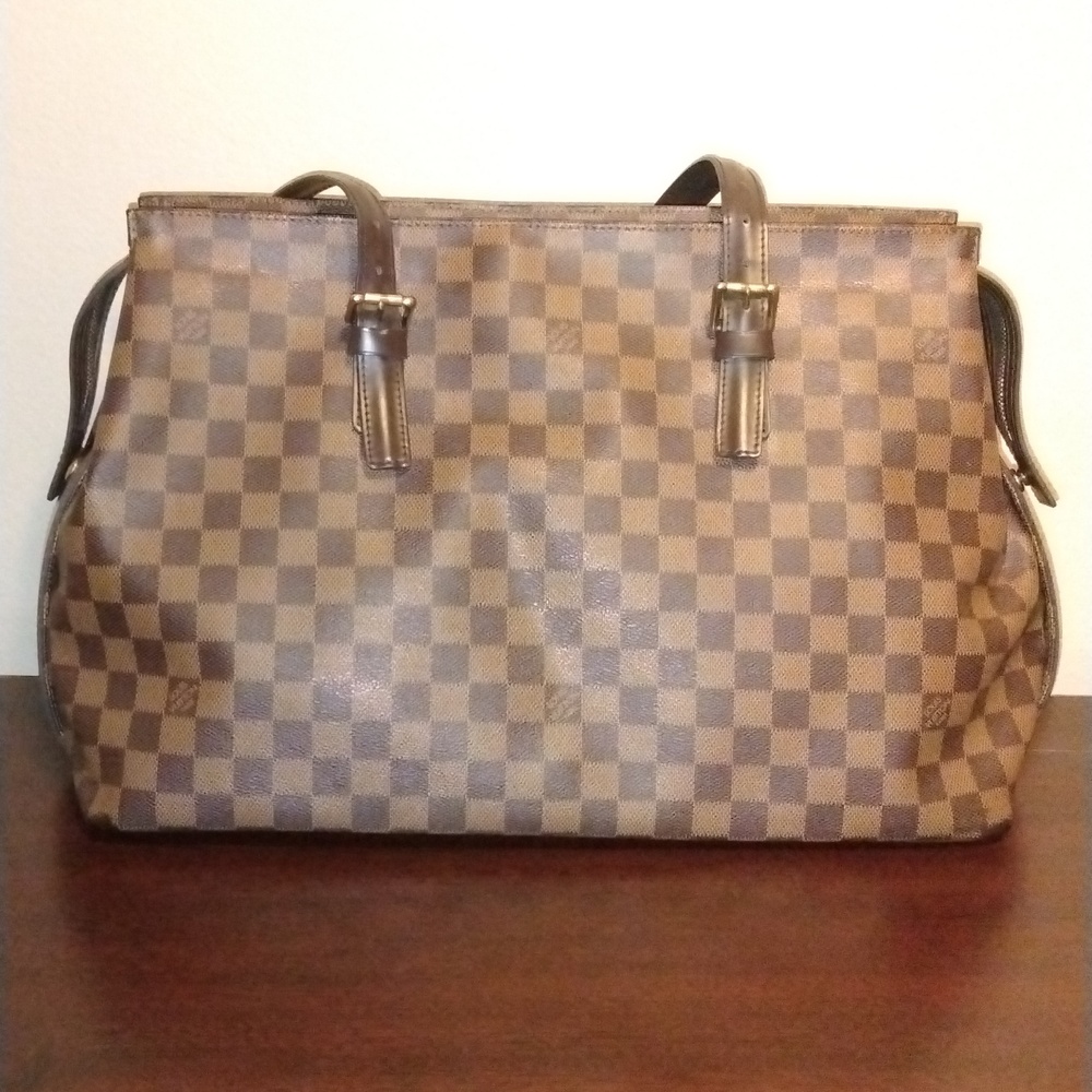 💕LV Damier Ebene Chelsea